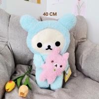 ราคา ตุ๊กตา Ko Rilakkuma ตุ๊กตาโกรีลัคคุมะ ตุ๊กตาใส่ชุดหูกระต่าย 40cm และ 45cm ตุ๊กตาลิขสิทธิ์ Smileylife Shop (15935149668)