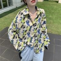 ราคา mimi didi พร้อมส่ง เสื้อแขนยาวผู้หญิง ฮาวาย แฟชั่น ลายดอกไม้สไตล์เกาหลีสุดชิค หลวม วันหยุดที่ชายหาด ดีมาก W257 (19806918479)