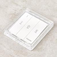 ราคา LEI เต้ารับติดผนังหนาแบบมีกาวในตัว86กล่องกันน้ำปลั๊กไฟฟ้าที่ครอบสวิตช์ติดผนังห้องน้ำ (20393456683)