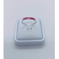 ราคา แหวนเงินแท้พลอยสีแดงทับทิมพลอยแถวเดียวเงินแท้ 92 5 (17525295655)