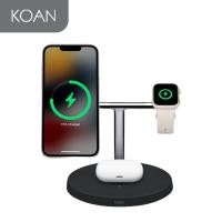 ราคา แท่นชาร์จไร้สาย BELKIN BOOST CHARGE 3IN1 W L MAG 2 0 BLK (21073145420)