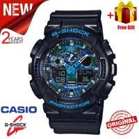 ราคา ต้นฉบับ G Shock GA 100 นาฬิกาข้อมือผู้ชายดิจิตอล นาฬิกาข้อมือผู้ชาย เมตรกันน้ำกันกระแทก นาฬิกาข้อมือกีฬา GA 100CB 1A M (16445488500)