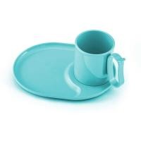 ราคา แก้วรเซ็ตภาชนะ เเก้วน้ำ Tupperware Tea 4 two set ราคาต่อ 1เซ็ต เลือกสีได้ (21357760252)