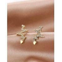 ราคา ProudGallery ต่างหูแฟชั่น น่ารักๆ สไตล์เกาหลี ต่างหูไฮโซ ต่างหูออกงาน Stud Earrings งานดี เกรดพรีเมี่ยม (7364028551)