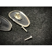 ราคา แป้นจมูกแว่นตา Chrome Heart แป้นจมูกแบบไขน็อต ขนาด 16 x 8 mm แป้นรองจมูกแว่นตา แป้นจมูกแว่นตาซิลิโคน แป้นจมูกแว่นตาแบบนิ่ม ไม่กดทับดั้งจมูก (13628516625)