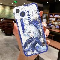 ราคา เคสมือถือสำหรับ Samsung Galaxy A52 A72 A73 5G A71 J2 J4 J7 J530ชั้นหนึ่ง J6บวก2018 Note 10 Lite Pro Plus เคสโทรศัพท์เกม Genshin Impact Furina Charlotte Neuvillette Navia Soft Popular A53ป้องกัน (21244