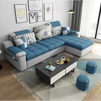 ราคา โซฟารับแขก L shape Livingroom Sofa (19462220943)