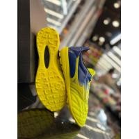 ราคา รองเท้า สตาร์ทหนังวัวฟุตซอล100 ปุ่ม Mizuno Japan สีขาวดำ (18000389496)