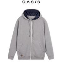ราคา OASIS เสื้อกันหนาว เสื้อแขนยาว เสื้อแจ็คเก็ต ฮูด เนื้อผ้า cotton 100 รุ่น MJK 1843 สีดำ เทา เขียว เหลือง (20800486176)