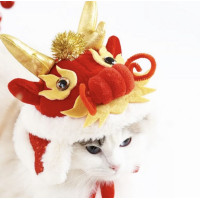 ราคา ชุดจีนหมาแมว ผ้าคลุมจีน หมวกตรุษจีนลายมังกร เครื่องหัวจีนลาย ฮองเฮา ฮ่องเต้ องค์หญิง ชุดจีนหมาใหญ่ใส่ได้ หมวกหมา หมวกแมว (21279425151)