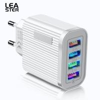 ราคา ที่ชาร์จแบตเตอรี่โทรศัพท์ USB 4พอร์ตสำหรับชาร์จไฟกล่อง Charger Adaptor อิฐที่ชาร์จแบบก้อนโทรศัพท์มือถือสำหรับแล็ปท็อปโทรศัพท์ (20979884291)