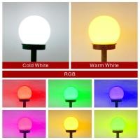 ราคา ไฟทางเดินพลังงานแสงอาทิตย์ไฟสนาม Led ทรงกลมสำหรับตกแต่งบ้าน Wi 2ชิ้นกลางแจ้งกันน้ำโคมไฟตั้งพื้นลานสวนสนามหญ้า (20025071658)