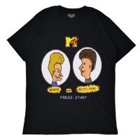 ราคา Beavis And Butthead Press Start T shirt Distro S 5XL (21177419250)