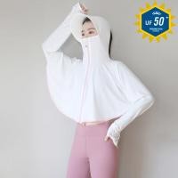 ราคา KOALA เสื้อกันแดดผู้หญิง มีหมวกในตัว ซิปรูดได้ถึงจมูก แขนยาวถึงมือ ป้องกันรังสี UVF50 ใส่ออกกำลังกาย ปั่นจักรยาน ทำกิจกรรมกลางแจ้ง (19923899287)