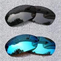 ราคา เลนส์โพลาไรซ์2คู่สำหรับกรอบแว่นกันแดด Oakley Juliet ติดตั้งได้ง่าย ใส่ได้พอดี ป้องกันรังสียูวี100 ดำ เงิน (20343434596)