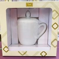 ราคา 1กล่อง ชุดของขวัญ เหยือกน้ำชามีฝาปิด 14ออนซ์ ถ้วยน้ำชา แก้วเนื้อมุก แก้วน้ำพระ แก้วมัค แก้วฝาปิด แก้วกาแฟ PEARL Opal Glass Tea Mug Giftset (21358411777)