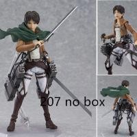 ราคา Attack on Titan Anime Figure Toys PVC Eren Jaeger 207 Mikasa 203 Levi Ackerman 213 Action Figurine Model Doll Brinquedos Gift (11310513745)