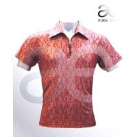 ราคา เสื้อคอปกซิปผ้ายืดสีแดงพิมพ์D D (18841269811)