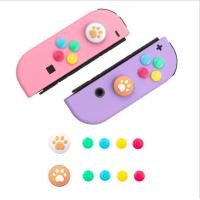 ราคา Nintendo Switchปุ่มจอยสติ๊กแท่งเก็บข้อมูลฝาจับฝาครอบป้องกันสำหรับNintendo Switch Joy Con Controller ABXY Keyสกินสติ๊กเกอร์กรณี (19791682481)