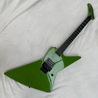 ราคา Humbucker Pickup กีตาร์ไฟฟ้า ESP กำหนดเองสีดำฮาร์ดแวร์สีเขียว22เฟร็ตกีตาร์มืออาชีพ (21315558619)