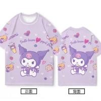 ราคา Sanrio Kuromi เสื้อยืดคอสเพลย์แขนสั้นพิมพ์ลาย3D ทำนองเพลงเครื่องแต่งกายวันฮาโลวีน (19690550246)