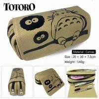 ราคา อะนิเมะ Totoro กล่องดินสอผ้าแคนวาส2ชั้นซิปกระเป๋าใส่ปากกาจุอุปกรณ์เครื่องเขียนกล่องดินสอ (14289835303)