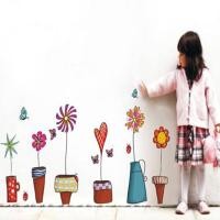 ราคา ห้องนั่งเล่นโซฟาผนังสติ๊กเกอร์ติดผนังห้องเด็กผนังพื้นหลังห้องนอนสติ๊กเกอร์ติดผนังกระถางดอกไม้การ์ตูน (17337756435)