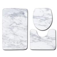 ราคา COD COD Ready Stock of rug toilet Seat lid COVER bath mathroom MAT set (16468103630)