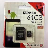 ราคา เมมแท้ศูนย์ Synnex หรือ ศูนย์ Ingram Kingston Micro SD Class 10 64GB With Adapter (783650740)
