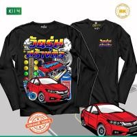 ราคา เสื้อซิ่ง วัยรุ่นสร้างตัว สีดำ แขนยาว K114 ผ้า Cotton 100 นุ่มใส่สบาย สกรีนคมชัด เสื้อลายรถซิ่ง เสื้อสายซิ่ง เสื้อกลุ่มถูกๆ เสื้อกลุ่มมอไซ เสื้อยืดขับรถ เสื้อยืดวัยรุ่น เสื้อยืดผู้ชาย เสื้อยืดผู้หญิง