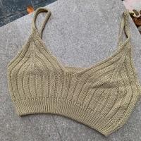 ราคา บราถักไหมพรหมเนื้อหนานุ่ม ใส่เป็นบิกินี่ได้ พร้อมส่ง (11957226739)
