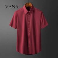 ราคา VANAQ ผู้ชาย2020ใหม่แฟชั่นฤดูร้อนผู้ชายแฟชั่นเกาหลีสีขาวแขนสั้นแข็งสีเสื้อ (9025937469)