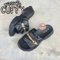 ราคา รองเท้าแตะ CUFFY เข็มขัดดิออร์ รองเท้าผู้หญิง รองเท้าแฟชั่นผู้หญิง พื้นสูง FF12 (17803346097)