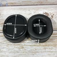 ราคา นำไปใช้กับ Audio Technica ATH MSR7 WS990BT M50X M20X M40X M30XHeadphones เปลี่ยนแผ่นรองหูฟังหนังแกะหนังแท้ (20430069560)