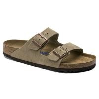 ราคา Birkenstockรองเท้าแตะ Products Arizona Suede Leather Taupe Sandals For Men and Women (17941789372)