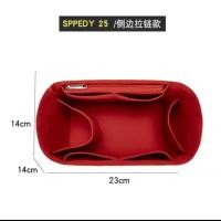 ราคา กระเป๋าผ้าสักหลาด สําหรับใส่จัดเก็บของ LV Speedy Nano16 25 30 (21133051168)