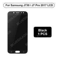 ราคา จอแอลซีดีสำหรับซัมซุงกาแล็คซี่ J730 J730F หน้าจอสัมผัสเครื่องอ่านพิกัดสำหรับซัมซุง J7โปรชิ้นส่วนอะไหล่สำหรับ SM J730F 2017 (21358665002)