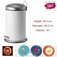 ราคา ถังขยะแบบเหยียบ สีขาว ขนาด 12 ลิตร (671816333)