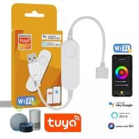 ราคา USB Tuya RGB ควบคุมแถบไฟ LED 5V WiFi แถบไฟ LED หรี่4Pin smartlife APP 5050SMD 2835SMD ทำงานร่วมกับ Alexa Google Assistant (21357295845)