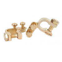 ราคา ขั้วแบตทองเหลือง ขั้วแบตเตอรี่ บวก ลบ คุณภาพดี 1 คู่ (10301783912)