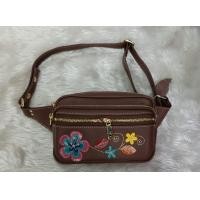 ราคา GPBAGS กระเป่าคาดเอว กระเป๋าคาดอก N37705 กระเป๋าหนังวัวแท้ กระเป๋าหนังชามัวส์ (14511205122)