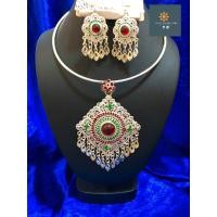 ราคา สร้อยคอพร้อมต่างหู สร้อยสุโขทัย Yenlycolsetshop งามลงยานะเก้า สีเงินขาวสไตล์ สุโขทัยโบราณ เครื่องประชุดเช็ท (9444371153)