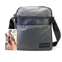 ราคา Chinatown Leather กระเป๋าผ้าสะพาย volunteer สีดำ ซิปคู่บนขนาด iPad (21346444582)