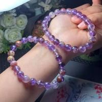 ราคา สร้อยข้อมือคริสตัลสีม่วงธรรมชาติสร้อยข้อมือคริสตัลสร้อยข้อมือคริสตัลไทเทเนียมลูกปัดทรงกลมสวยงาม (20290720769)