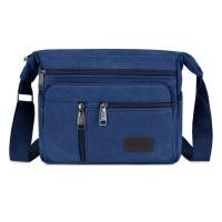 ราคา กระเป๋าสะพายข้าง กระเป๋าผู้ชาย กระเป๋าแฟชั่น Fashion ผ้ากระสอบ ผ้าแคนวาส (21021508801)