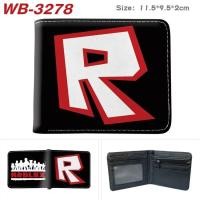 ราคา กระเป๋าสตางค์ หนัง PU ใบสั้น ลายการ์ตูน Roblox ขนาดเล็ก เหมาะกับของขวัญ สําหรับเด็ก (19727646806)