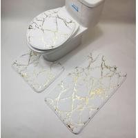 ราคา เซ็ตพรมขนนิ่มลายหินอ่อนปูพื้นและโถสุขภัณฑ์ (21146093090)