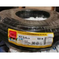 ราคา สายไฟ ไทยยูเนี่ยน VCT 3X4 ยาว 100 เมตร (20126060081)