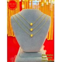 ราคา จี้ ชาร์มทองแท้ 99 99 หนัก 0 1 กรัม พร้อมเเถม สร้อยคอเงินแท้หุ้มทอง (20072712706)