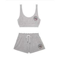 ราคา Kloset KK23 SET001 Kiss Crop Top and Shorts Set ชุดเซ็ท ชุดเสื้อกล้าม กางเกงขาสั้น (19064405550)